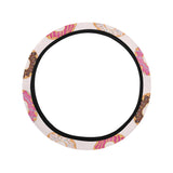 Colorful donut pattern Car Steering Wheel Cover
