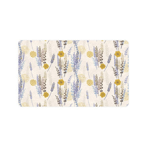Lavender modern pattern blackground Doormat