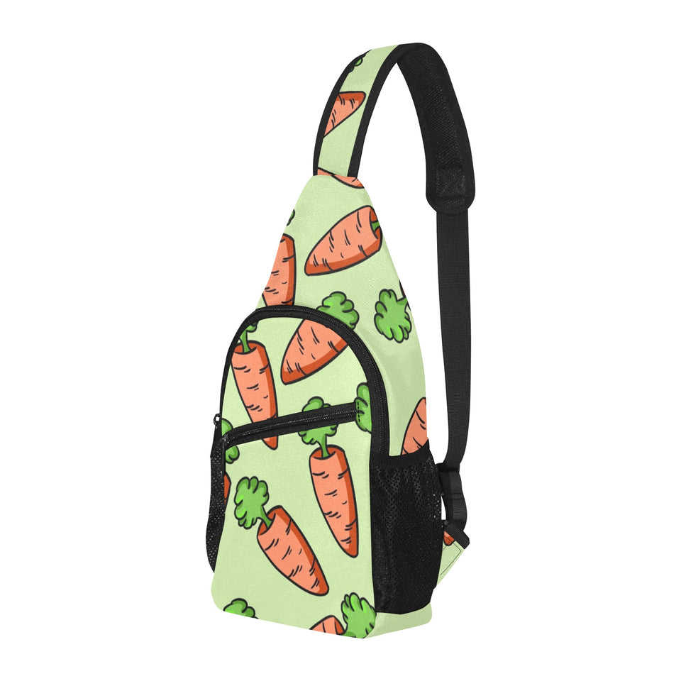 Carrot Pattern Print Design 05 All Over Print Chest Bag