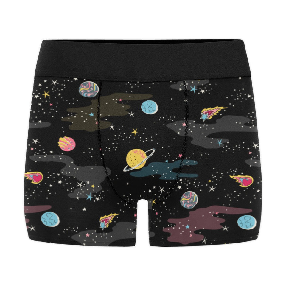 space pattern Men's All Over Print Boxer Briefs Men's Underwear