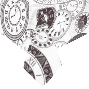 Classic vintage clock pattern Tablecloth