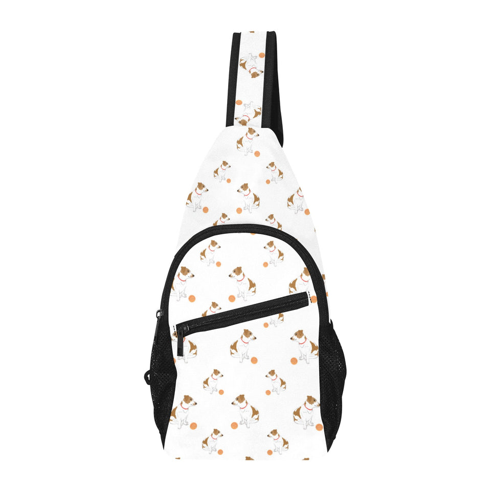Jack Russel Pattern Print Design 05 All Over Print Chest Bag