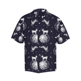 Chihuahua space helmet. astronaut pattern Men's All Over Print Hawaiian Shirt