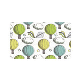 Hot Air Balloon Bird Cloud Pattern Doormat
