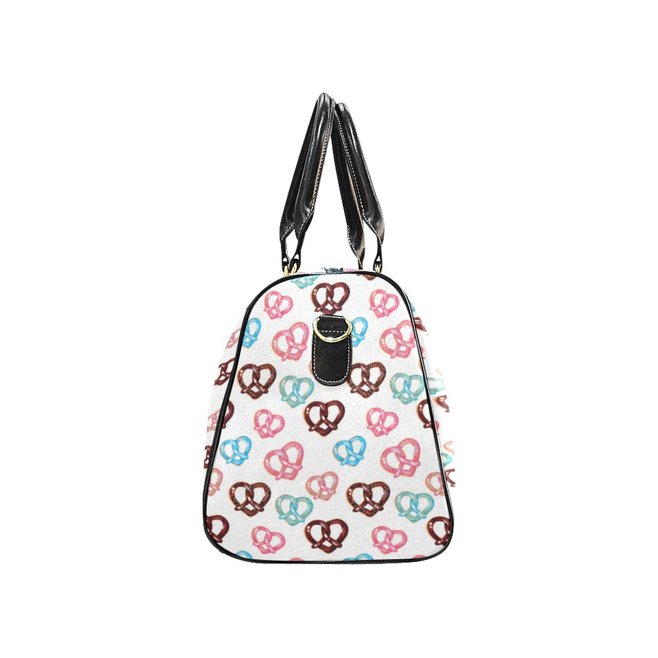 Pretzels Pattern Print Design 04 Travel Bag
