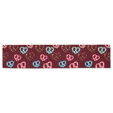 Pretzels Pattern Print Design 05 Table Runner