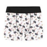 Ostrich Pattern Print Design 02 Men's All Over Print Boxer Briefs Men's Underwear