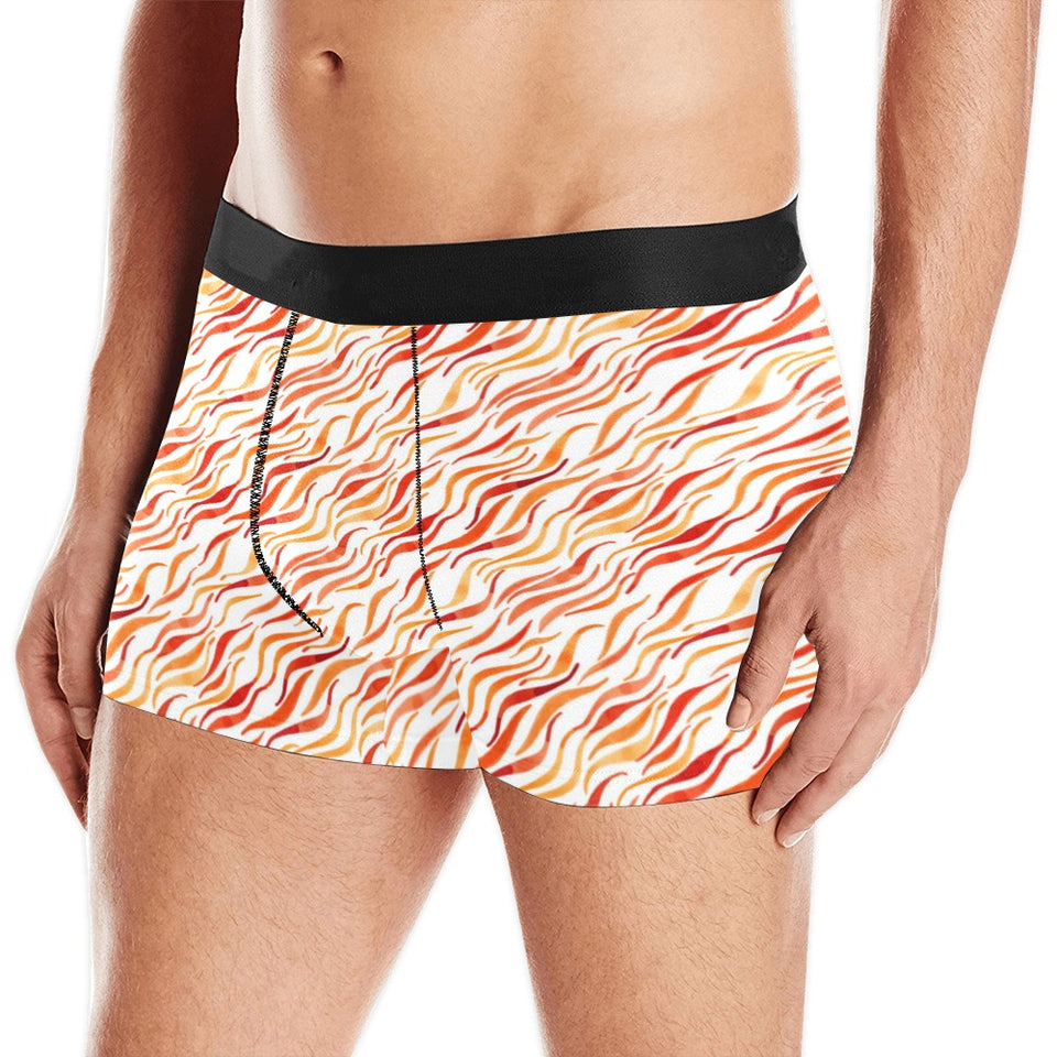Fire flame watercolor pattern Men's All Over Print Boxer Briefs Men's Underwear