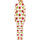 Alien Pattern Print Design 05 Women's All Over Print Pajama Set