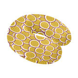 Passion fruits slice pattern U-Shaped Travel Neck Pillow