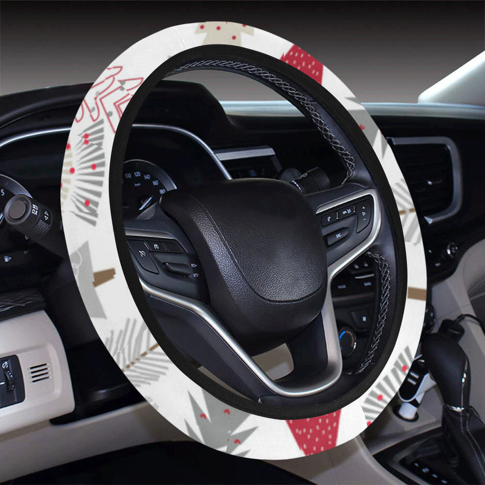 Cute Christmas tree pattern Car Steering Wheel Cover