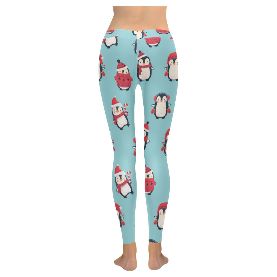 Cute penguin christmas  design pattern Women's Legging Fulfilled In US