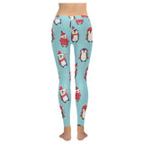 Cute penguin christmas  design pattern Women's Legging Fulfilled In US