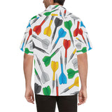 Darts Pattern Print Design 03 Men's All Over Print Hawaiian Shirt (Model T58)