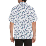 Pigeon Pattern Print Design 03 Men's All Over Print Hawaiian Shirt (Model T58)