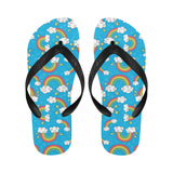 Rainbows Sky Clouds Pattern Unisex Flip Flops