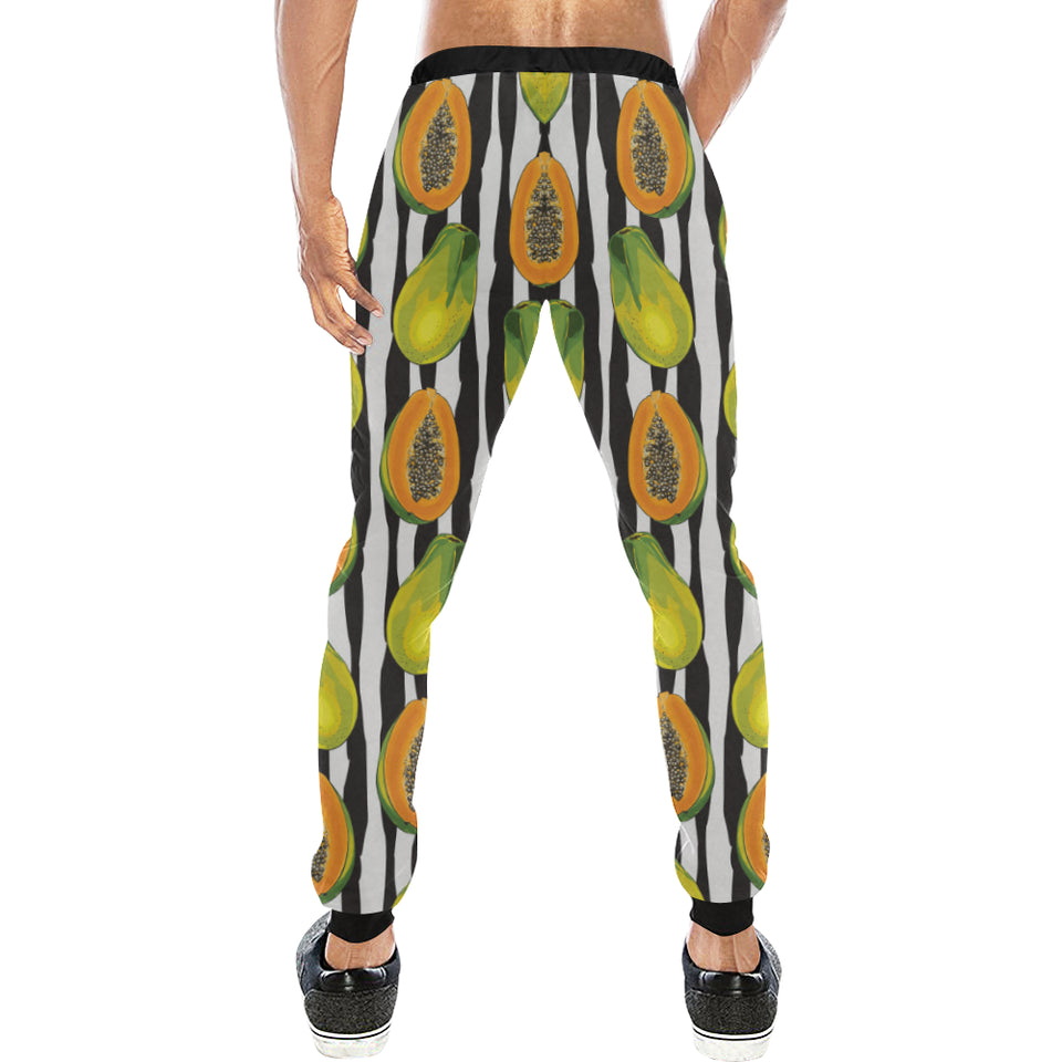 papaya design pattern Unisex Casual Sweatpants