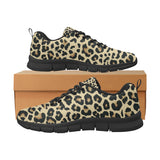 Leopard print design pattern Men's Sneaker Shoes