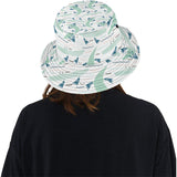 Crocodile diver pattern Unisex Bucket Hat
