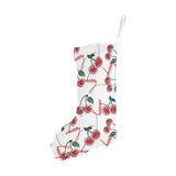Hand drawn cherry pattern Christmas Stocking