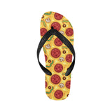 Pizza texture pattern Unisex Flip Flops