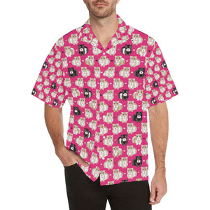 Guinea Pig Pattern Print Design 01 Men's All Over Print Hawaiian Shirt (Model T58)