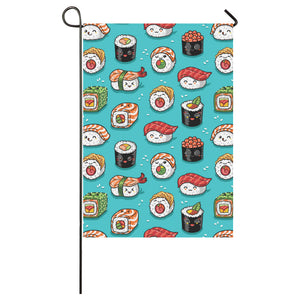 Cute sushi pattern House Flag Garden Flag