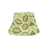Durian leaves pattern background Unisex Bucket Hat