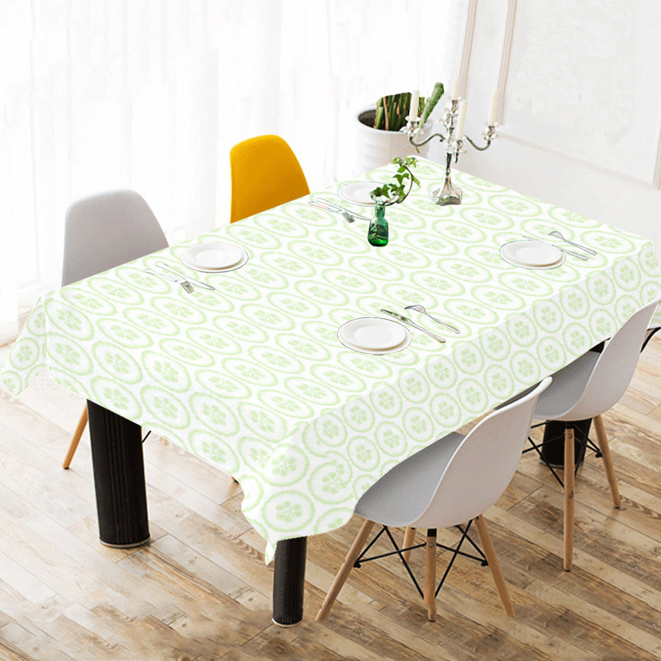 Cucumber pattern background Tablecloth