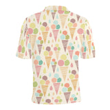 Ice cream cone pattern Men's All Over Print Polo Shirt