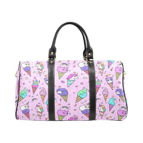 Cute ice cream cone animal pattern Travel Bag