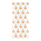 cute onions smiling faces Beach Towel