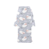 Sweet dreams sheep pattern Blanket Robe with Sleeves