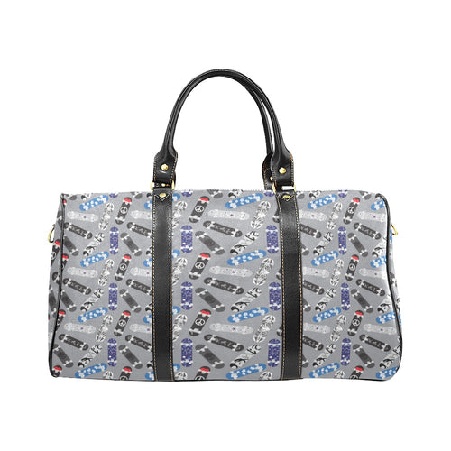 Skate Board Pattern Print Design 03 Travel Bag