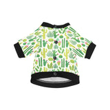 Cactus pattern copy All Over Print Pet Dog Round Neck Fuzzy Shirt