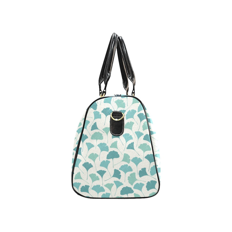 Green ginkgo leaves pattern Travel Bag