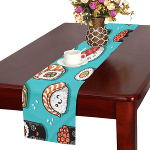 Cute sushi pattern Table Runner