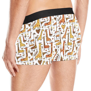 Giraffe Pattern Print Design 04 Men's All Over Print Boxer Briefs Men's Underwear