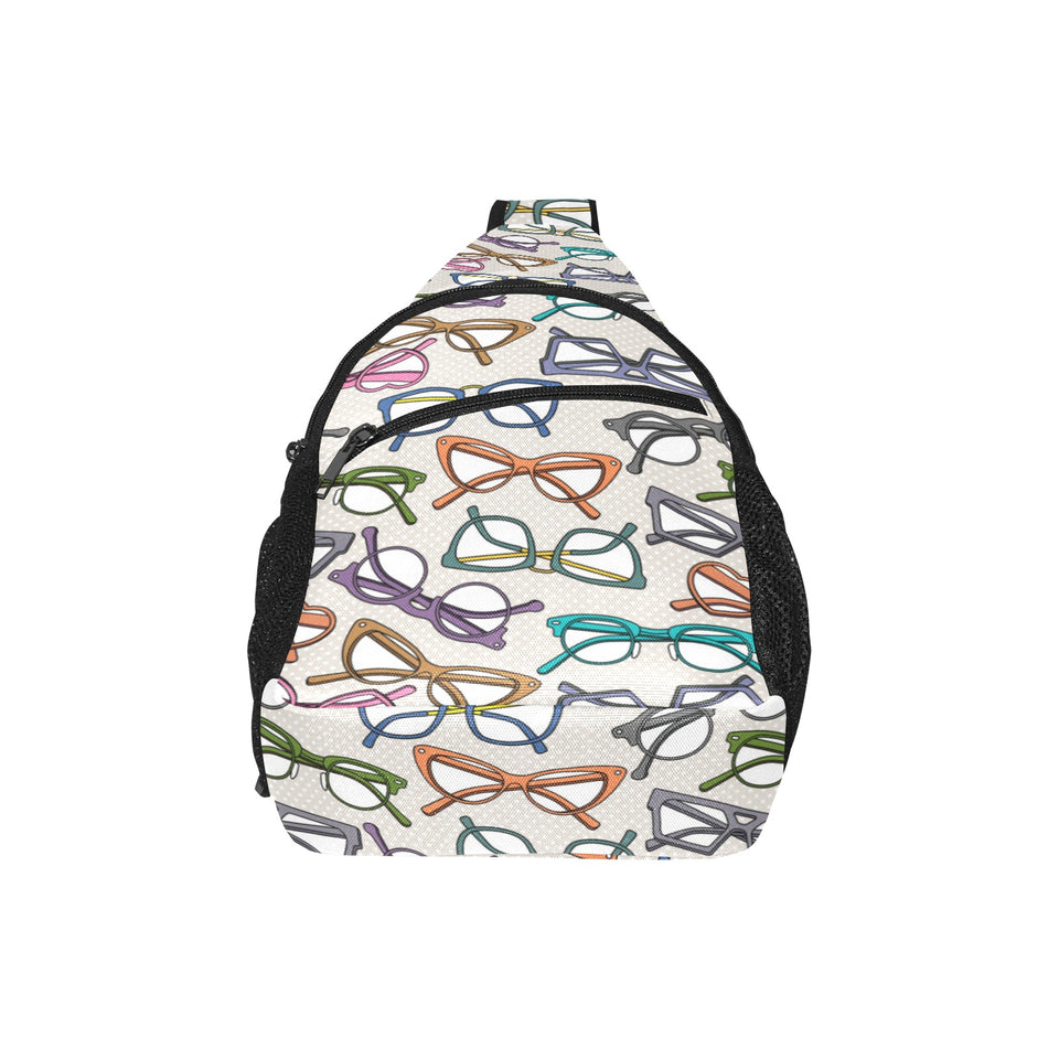 Sun Glasses Pattern Print Design 01 All Over Print Chest Bag