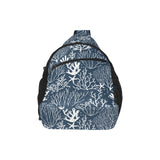 Coral Reef Pattern Print Design 05 All Over Print Chest Bag
