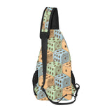 Dice Pattern Print Design 05 All Over Print Chest Bag