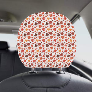 Colorful Maple Leaf pattern Car Headrest Cover
