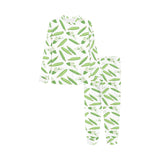 Green Peas Pattern Print Design 04 Kids' Boys' Girls' All Over Print Pajama Set