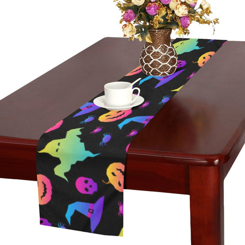Colorful halloween background Table Runner