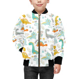 Cute funny kids dinosaurs pattern Kids' Boys' Girls' Bomber Jacket