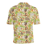 Guinea Pig Pattern Print Design 04 Men's All Over Print Polo Shirt
