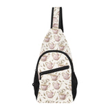 Tea pots Pattern Print Design 03 All Over Print Chest Bag