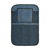 Swordfish Pattern Print Design 02 Car Seat Back Organizer