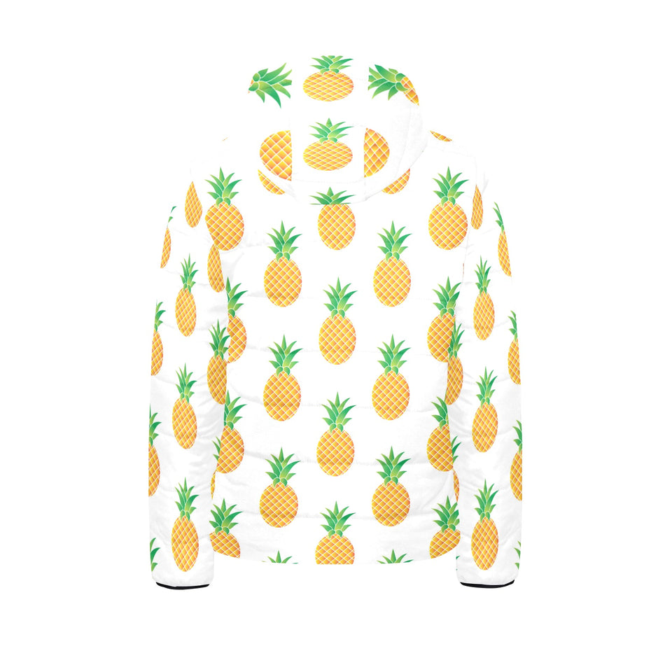 Pineapples pattern Kids' Boys' Girls' Padded Hooded Jacket
