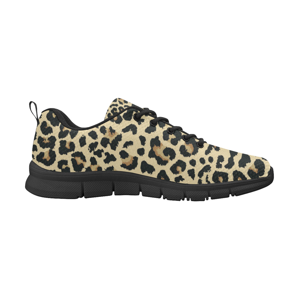 Leopard print design pattern Women's Sneaker Shoes